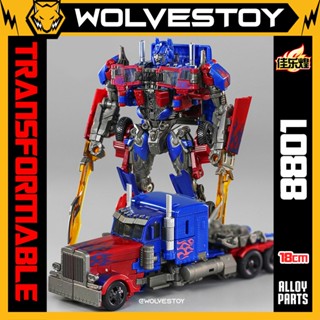 Mô Hình GYHToys Optimus Prime 8801 (SS05) Transformers Robot Biến Hình Xe kéo container 18cm