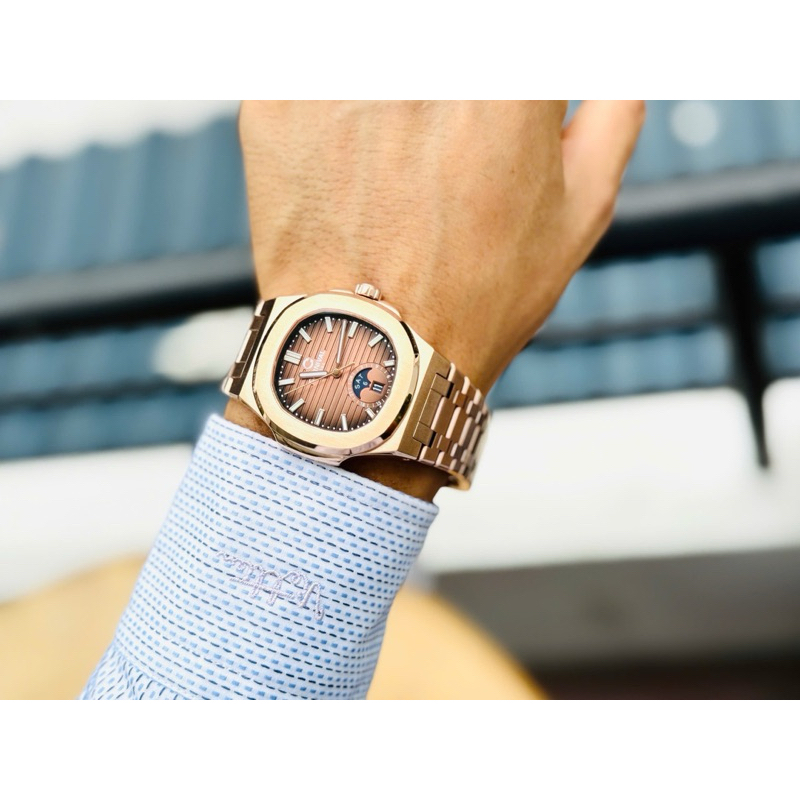 [Chính Hãng 100%] Đồng Hồ Nam Carnival Nautilus 8110G (8110) Máy Cơ (Automatic ) Kính Mặt Siz 40 Thé