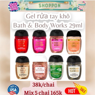 GEL RỬA TAY KHÔ DIỆT KHUẨN – BATH & BODY WORKS  29ML  