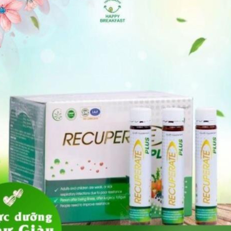 Đạm tươi Recuperate Plus hộp 15 ống - Giảm mệt mỏi, tăng cường sức khỏe