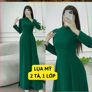 Áo Dài Truyền Thống Trơn Lụa Mỹ