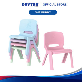 Ghế Bunny, DUY TÂN, nhựa PP, ghế nhựa trẻ em nhỏ gọn, lưng tựa vững chắc (D 34.2, R 33.2, C 43.9)