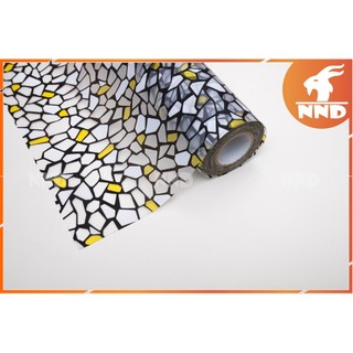 Giấy dán kính 3D Trang trí giả đá - Khổ 90cm | A03