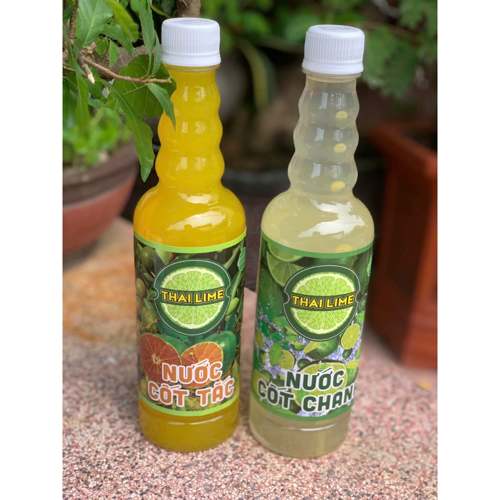 Nước Cốt Chanh / Cốt Tắc Thai Lime Chai 500ml-Chai nhựa