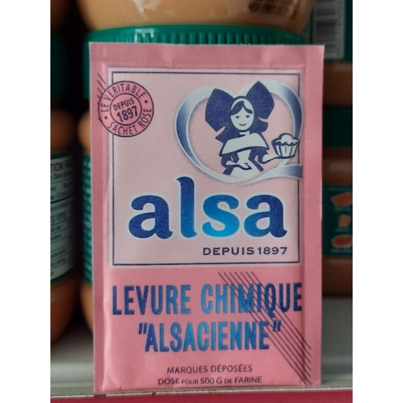 BỘT NỞ ALSA (Bột nổi baking powder) PHÁP gói 11g