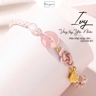 Ivy - Vòng Tay Ivy Chất Liệu Dây Đan Thủ Công Có Ý Nghĩa Mang Lại May Mắn, Bình An