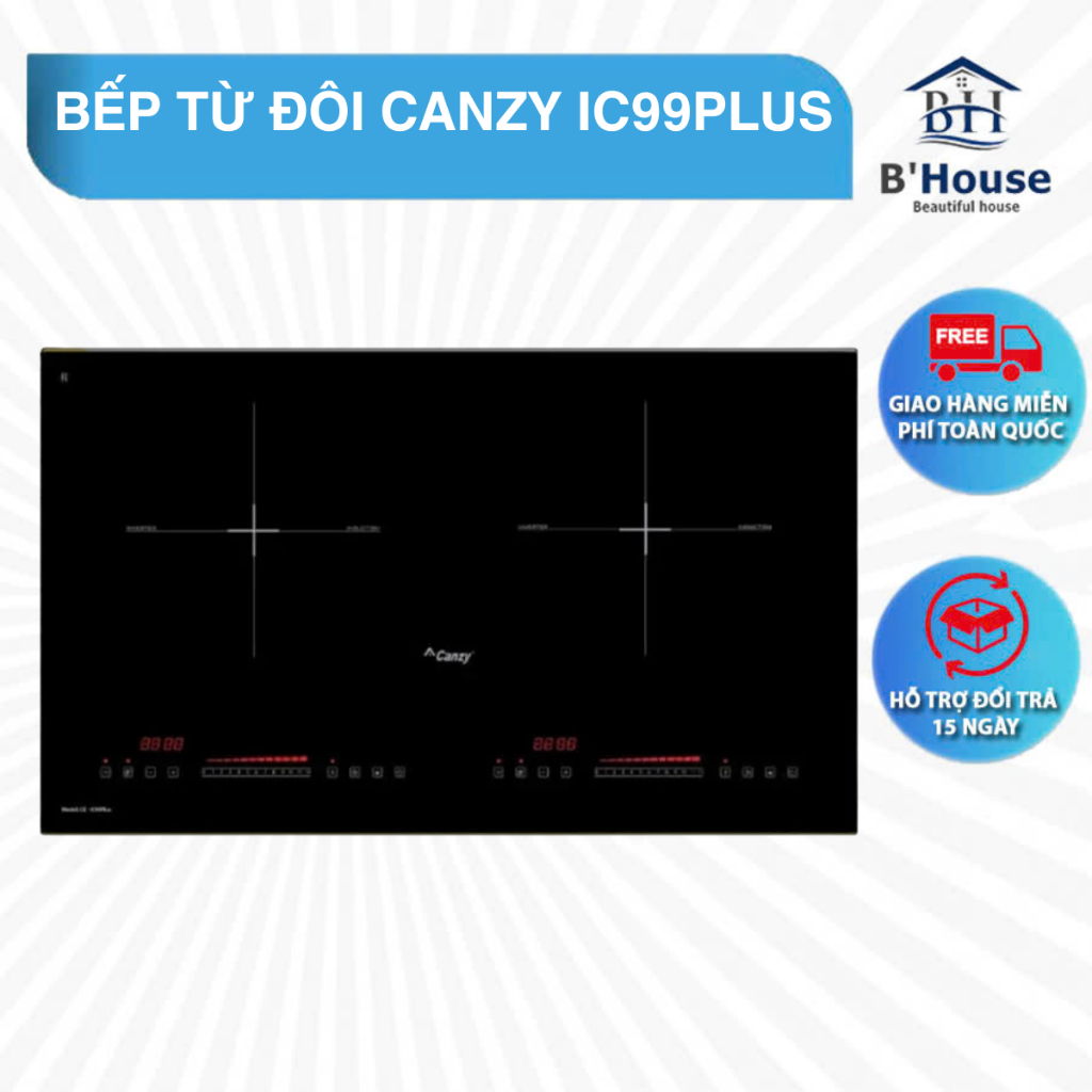 Bếp từ đôi Canzy CZ  IC99plus |  CZ-MIX1102 | Canzy CZ 99DP | Bảo hành chính hãng 3 năm