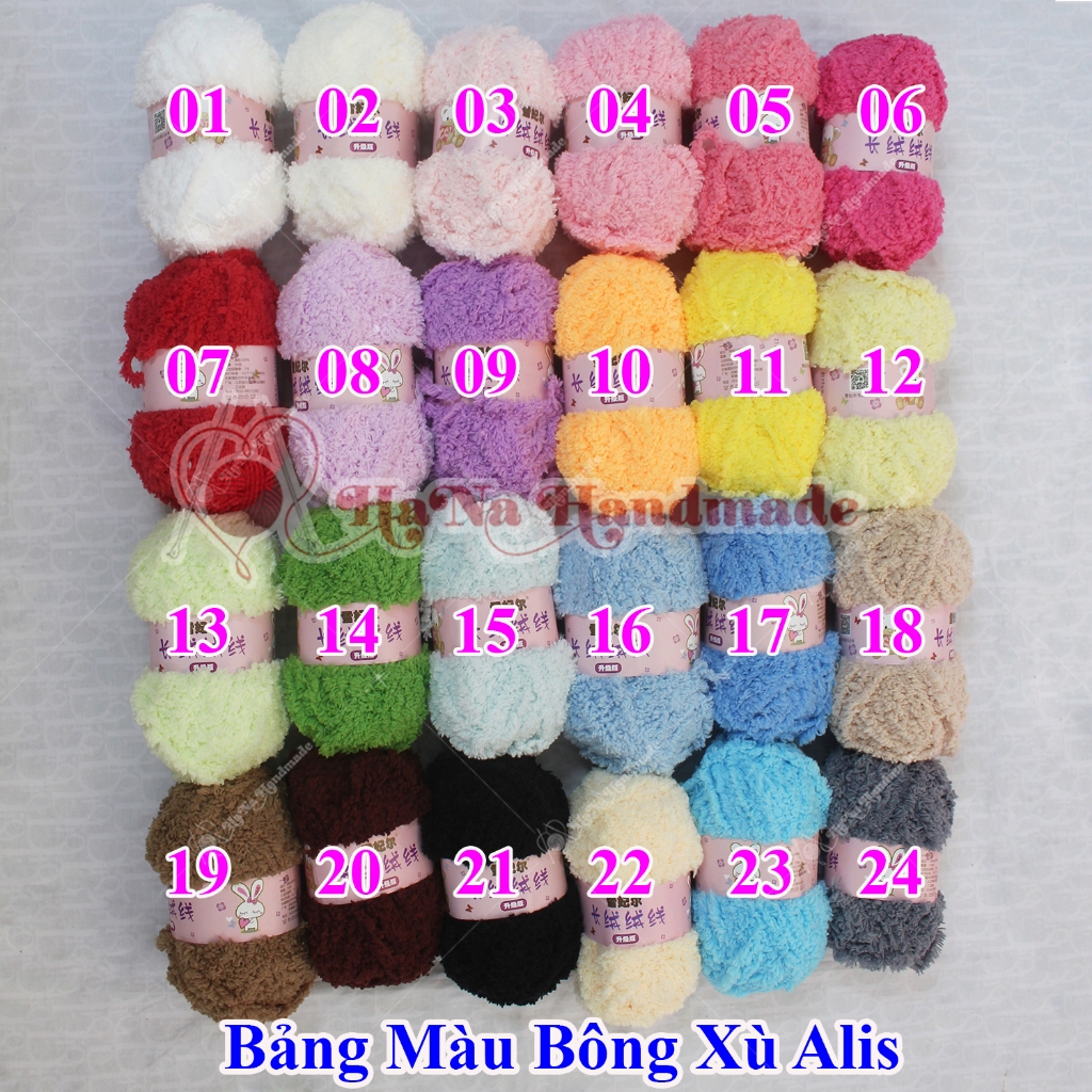 Bông Xù Alis - len bông xù