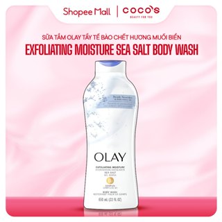 Sữa tắm Olay Body Hương Muối Biển - wash Daily Exfoliating With Sea Salts USA 650ml