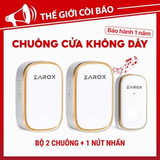 Chuông Cửa Không Dây Báo Khách Thông Minh, Chống Nước, Chuông Báo Động Cho Người Già ZAROX ZD02
