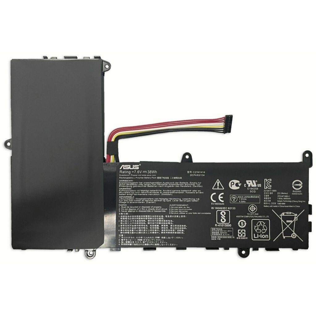 🔔 Pin Laptop Asus EeeBook X205TA, X205TA-02, X205TA-1A, X205TA-1B, X205TA-1G C21N1414 Zin