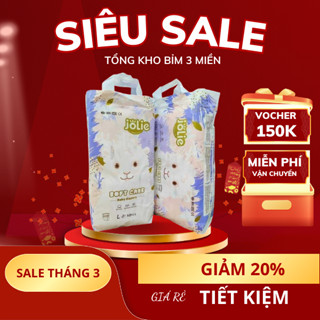 Bỉm quần 100 miếng giá rẻ, bỉm Jolie, mềm mỏng thấm hút tốt, đủ size M đến 4XL