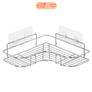 Kệ góc tam giác tặng kèm 2 miếng dán cực chắc