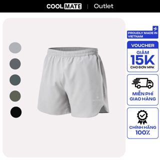 [Tặng pack 2 đôi tất đơn 199k] [Outlet] Quần Shorts Nam thể thao chạy bộ 5" 7799 thoáng mát Coolmate- Không đổi trả