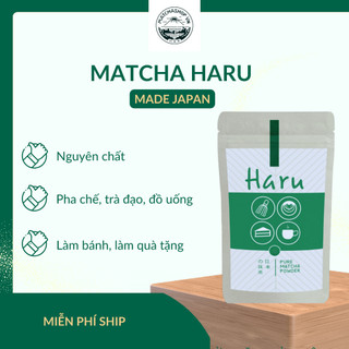 Bột Matcha Haru Nhập Khẩu Chính Hãng Nhật Bản, Dùng Pha Chế Đồ Uống , Làm Bánh, Trà Đạo,