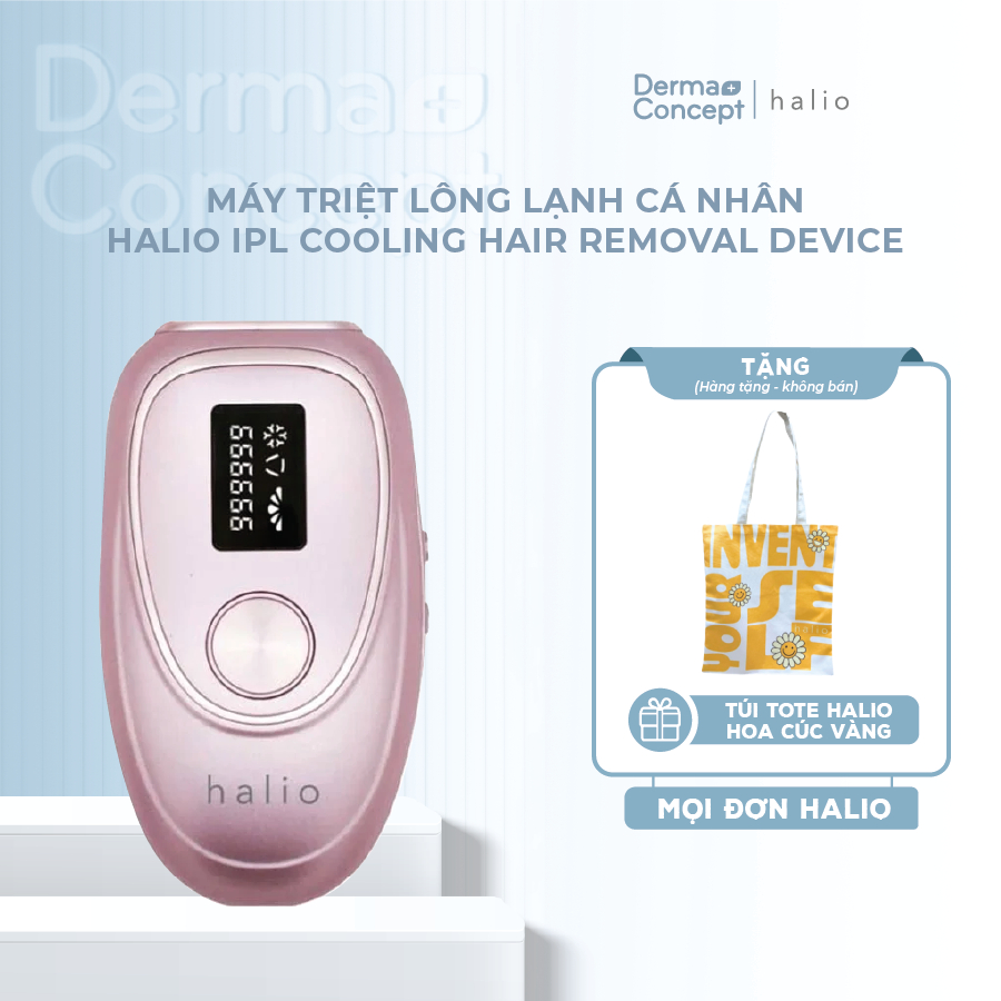Máy Triệt Lông Lạnh Cá Nhân Halio IPL Cooling Hair Removal Device