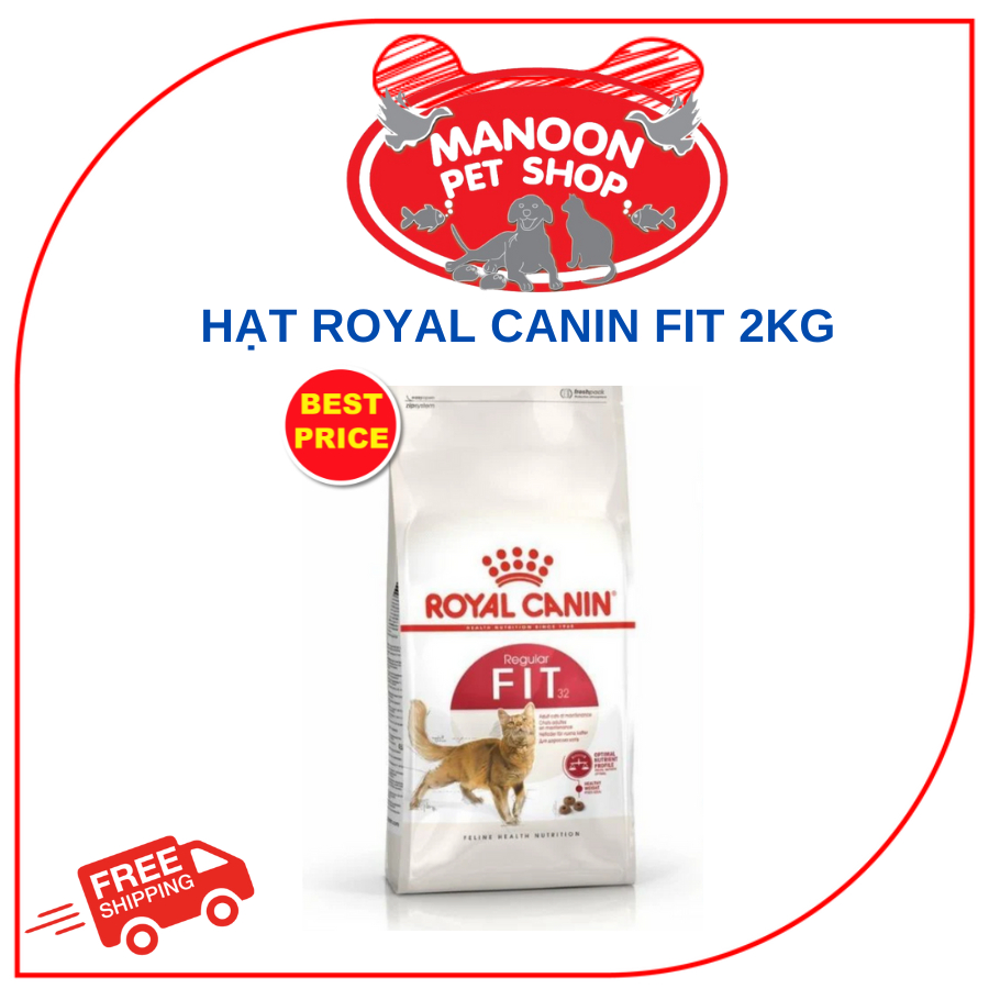 FIT Hạt Khô Cho Mèo Trưởng Thành Vận Động Thường Xuyên Royal Canin Fit MANOON