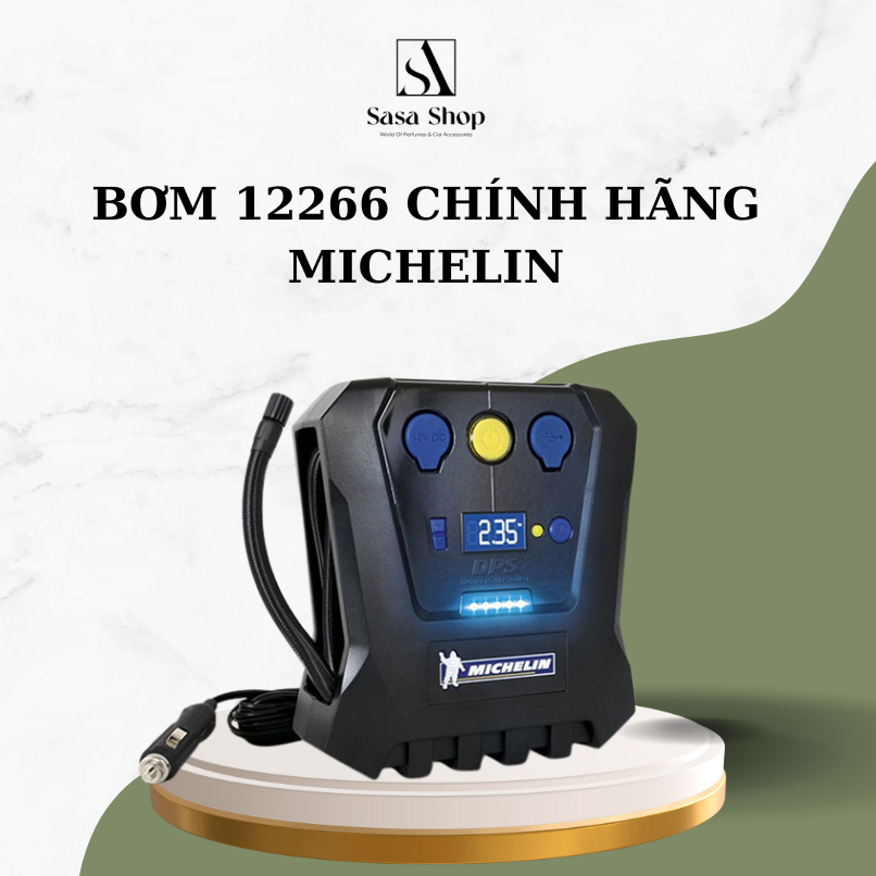 Bơm lốp Michelin 12266-M2566-12314-M2202-Chính hãng BH 12 tháng