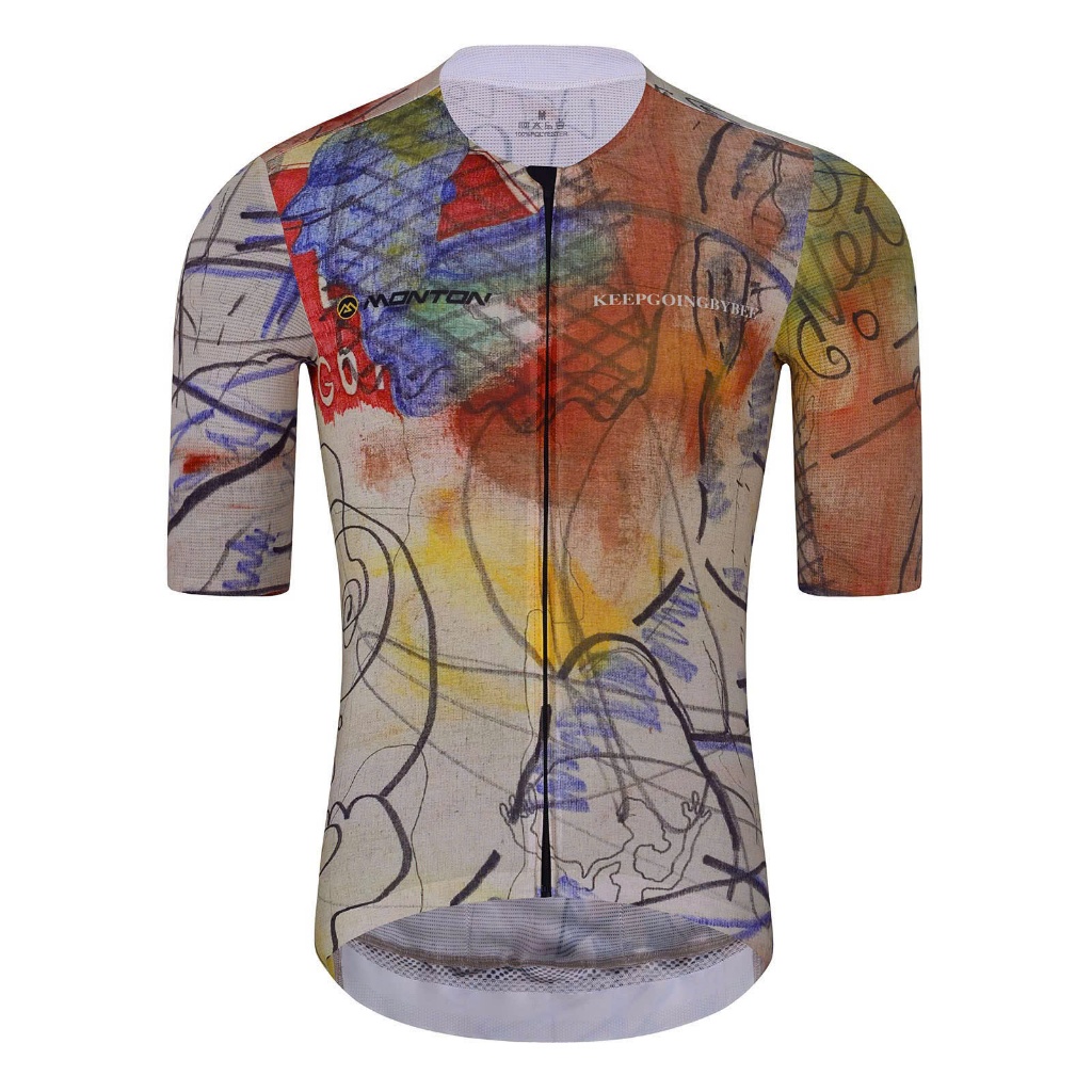 Áo đấu ngắn tay nam MONTON x keepgongbybee chính hãng monton, Thoáng khí nhanh khô và mềm mại