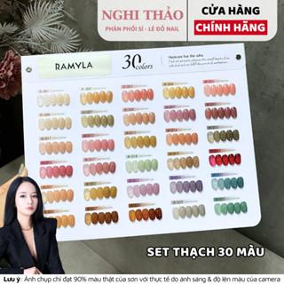 Set sơn gel thạch đục RAMYLA 30 màu Nghi Thảo
