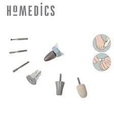 Bộ dụng cụ làm nail chuyên nghiệp 7 đầu mài Homedics MAN-200A-EU,10 đầu mài Homedics MAN-3023A-EU