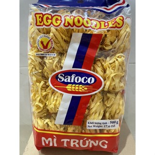 Mì trứng đặc biệt Safoco sợi lớn - gói 500gr