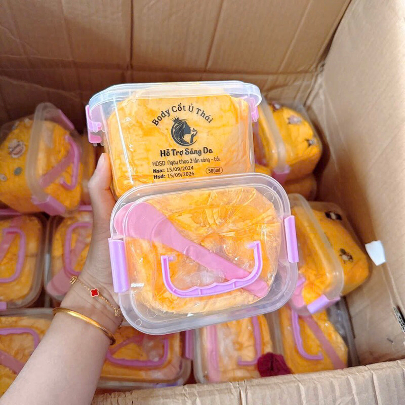 Kem Body Cốt Thái Hộp 500g y hình