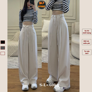 Quần tây công sở nữ ống rộng chất gold hàn cao cấp 247store_Quansuong384_P5K5