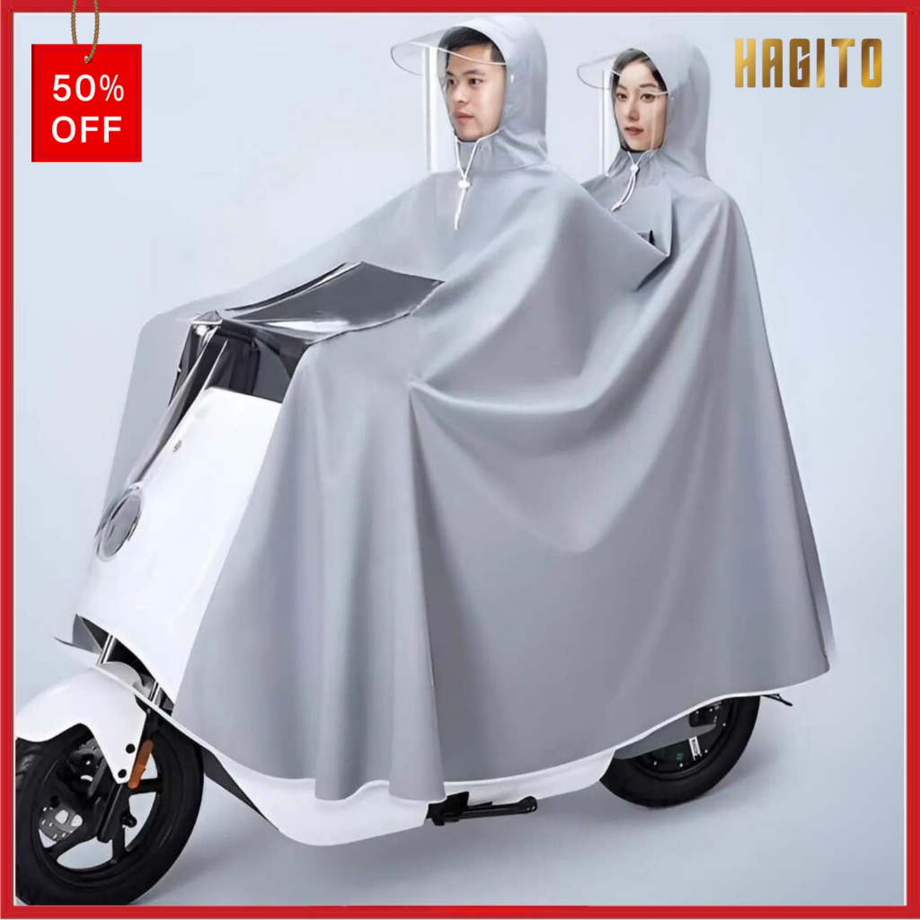 Áo Mưa Cánh Dơi Che Phủ Toàn Thân Chắn Nước, Chống thấm, Dày Dặn Dễ Dàng Sử Dụng Điện Thoại Dùng Cho Xe Đạp Và Xe Máy