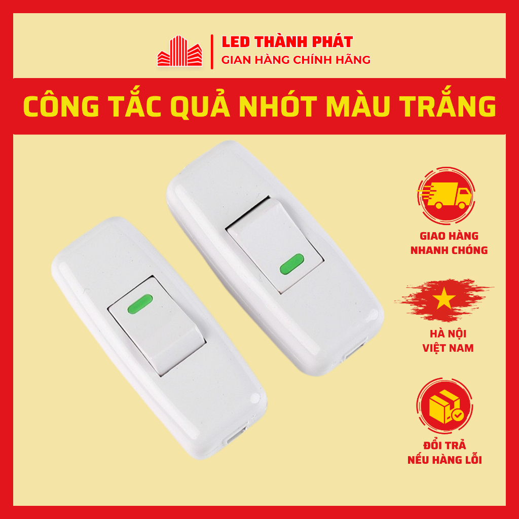 Công Tắc Quả Nhót 5A-250V Nhựa ABS