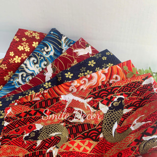 Vải cotton Smile Decor họa tiết Nhật Bản trải đi biển dã ngoại, trải bàn trang trí, vải may đồ