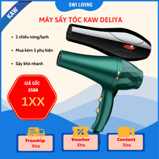  Máy sấy tóc KAW SWI 2 Chiều Nóng Lạnh Kèm 5 Phụ Kiện Công suất lớn Sấy Nhanh Khô kiểu dáng đẹp 