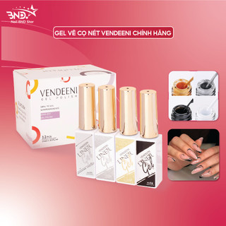  Gel vẽ cọ nét Vendeeni chính hãng - Sơn gel vẽ nét mảnh trang trí móng nail chất đặc dễ vẽ  lẻ chai  