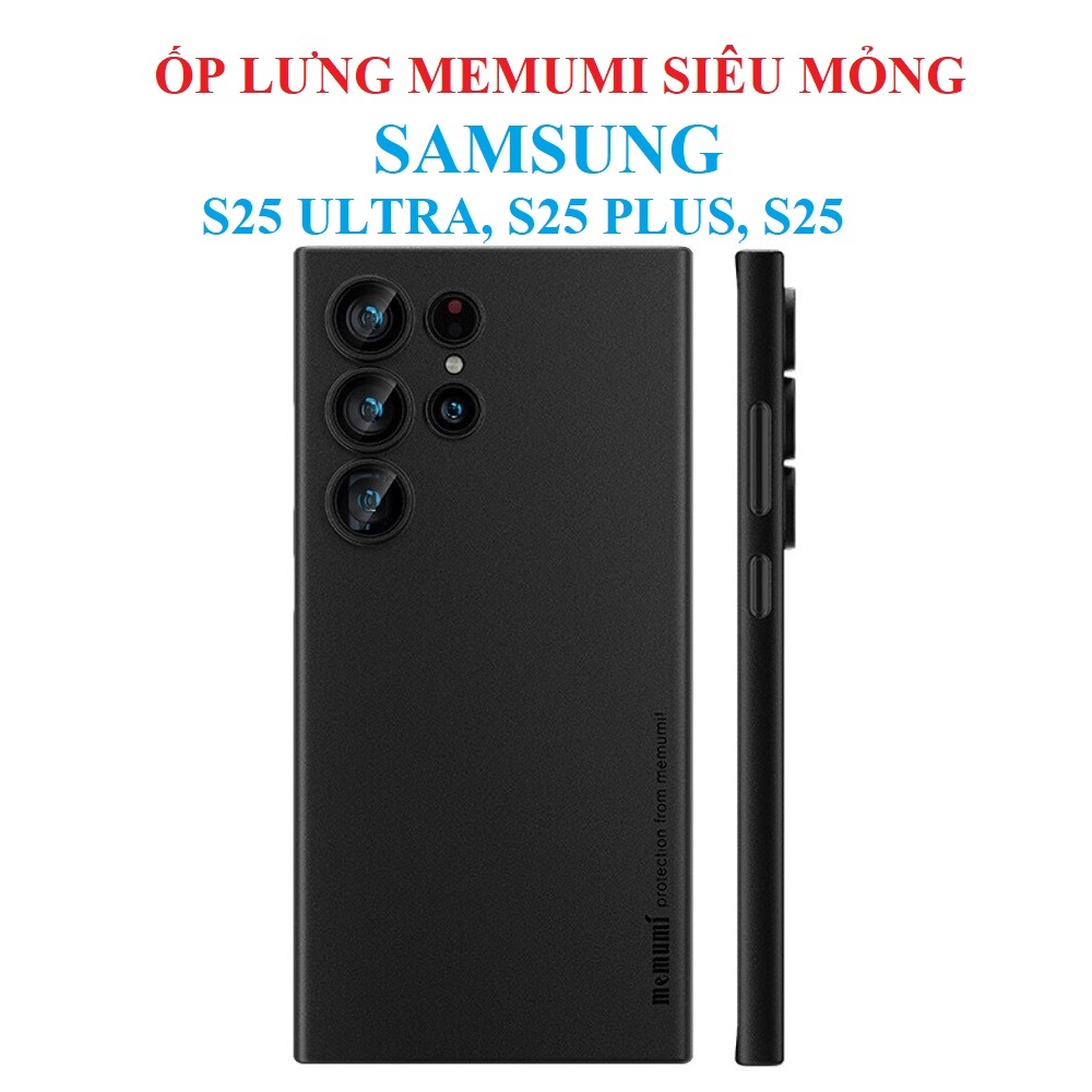 Ốp Lưng Memumi Siêu Mỏng Cho Samsung Galaxy S25 Ultra, S25 Plus, S25 - Filo 04, Ốp Lưng Điện Thoại