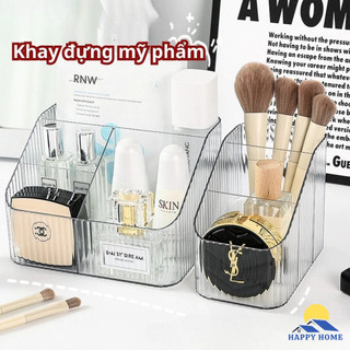  Hộp đựng mỹ phẩm để bàn để đồ đa năng trong suốt  sắp xếp gọn gàng phòng chất liệu nhựa Acrylic 