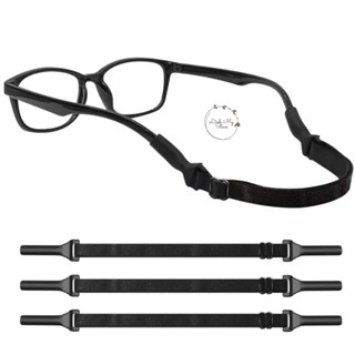  Dây Đeo Kính Chống Rơi Silicon Co Giãn Êm Ái Phù Hợp Trẻ Em & Người Lớn Tương Thích Nhiều Loại Kính 