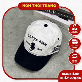 Mũ nón unisex chất liệu kaki cao cấp, logo thêu nổi, đuôi khoá kim loại