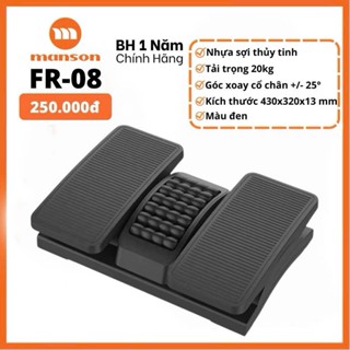 [TheManson][Giảm 100k] Ghế kê chân văn phòng, kê chân công thái học kèm hạt massage FR-08