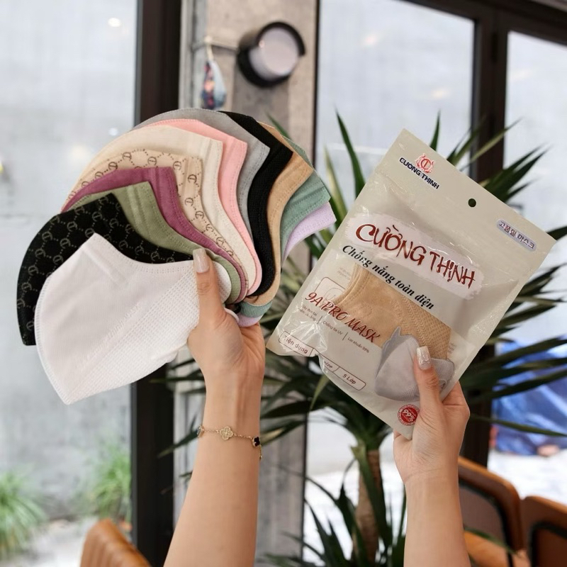 Khẩu Trang 9A và 9A pro Cường Thịnh Mask che nắng toàn diện 5 lớp lọc kháng khuẩn, chống tia UV