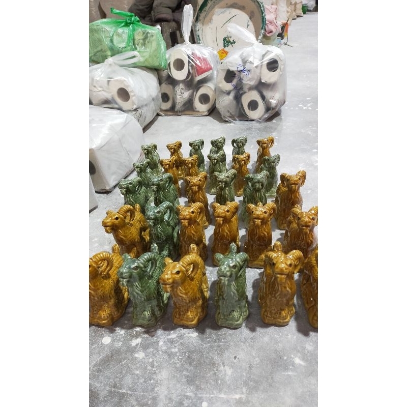 Tượng gốm 12 con giáp trang trí loại to