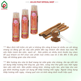 [Bó 500 cây] Nhang Quế  - Thơm Nhẹ Dịu - Mỏng Khói -  An Lộc Phát