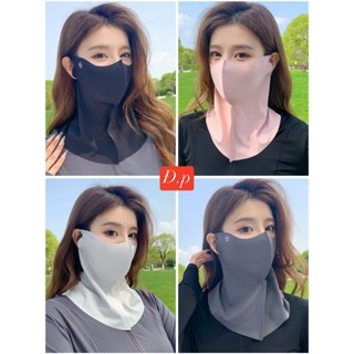 Khẩu Trang chống nắng ,  chống tia uv chất liệu vải lụa băng , che cổ liền mạch thoáng khí ba chiều