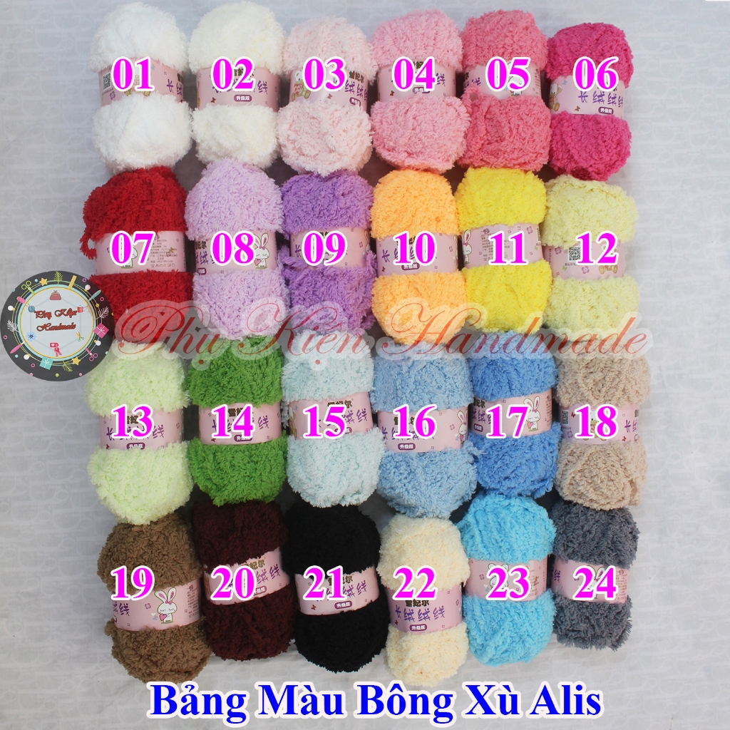 Bông Xù Alis - len bông xù