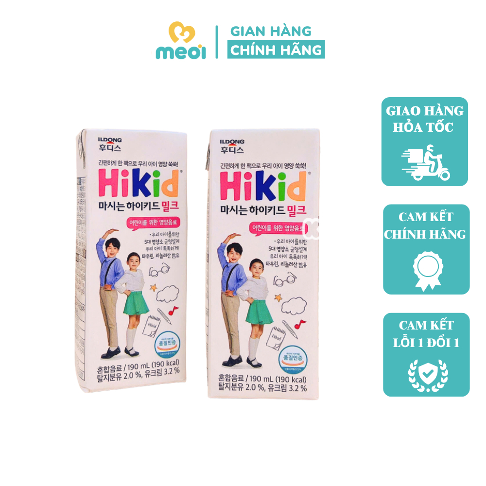 Sữa Hikid, Sữa công thức pha sẵn Hikid hỗ trợ phát triển chiều cao tối đa cho bé từ 1 tuổi trở lên -