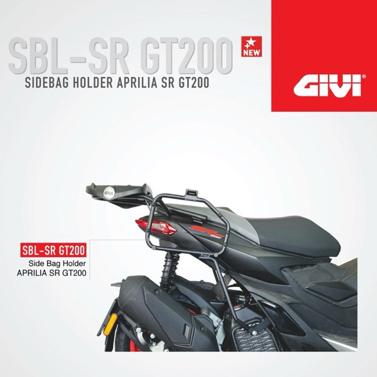 Baga Hông Givi SBL Cho Aprilia SR GT200 - Pát Gắn Thùng Hông, Túi Hông Chính Hãng | Đồ Phượt Store