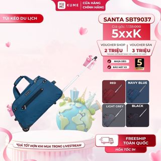 Túi Du Lịch KUME - Túi Kéo Santa Barbara SBT9037, Vải Polyester Trượt Nước, Nhiều Ngăn Sức Chứa 17KG