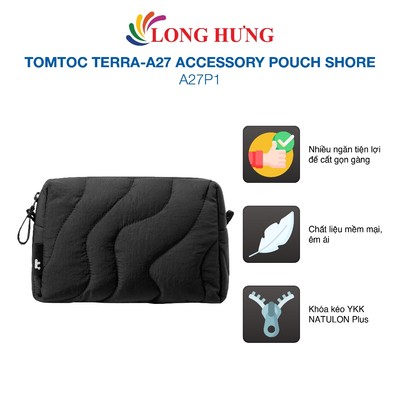 Túi đựng phụ kiện Tomtoc Terra-A27 Accessory Pouch Shore A27P1 - Hàng chính hãng