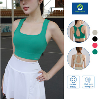 Áo Bra Thể Thao Nữ Pickleball Thun Lạnh Có Mút Nâng Ngực  Hở Lưng Thoáng Khí Thấm Hút Mồ Hôi  MT01