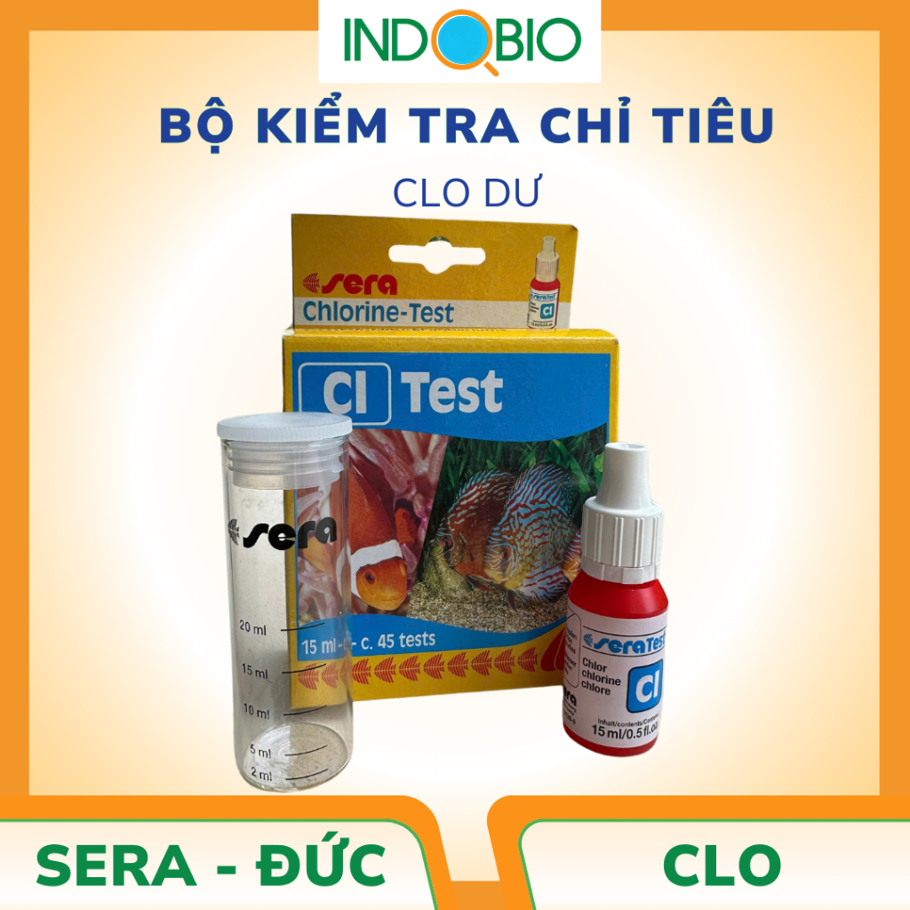 [HÀNG CÓ SẴN]  BỘ TEST CLO TEST SERA- ĐỨC [CHÍNH HÃNG]