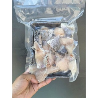 Cá chẽm cắt khúc.túi 500g (giao hoả tốc)